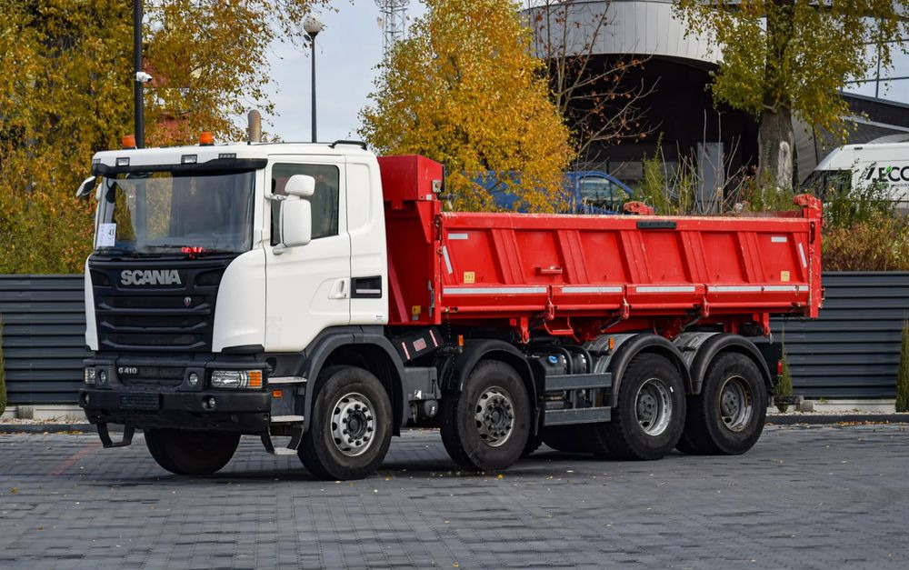 Scania G410 / 8x4 / EURO 6 / WYWROTKA / MELLER KIPPER / HYDROBURTA / AUTOMAT / 2016 / SERWISOWANY / SPROWADZONY - Sklápač: obrázok 1 Scania G410 / 8x4 / EURO 6 / WYWROTKA / MELLER KIPPER / HYDROBURTA / AUTOMAT / 2016 / SERWISOWANY / SPROWADZONY - Sklápač: obrázok 1