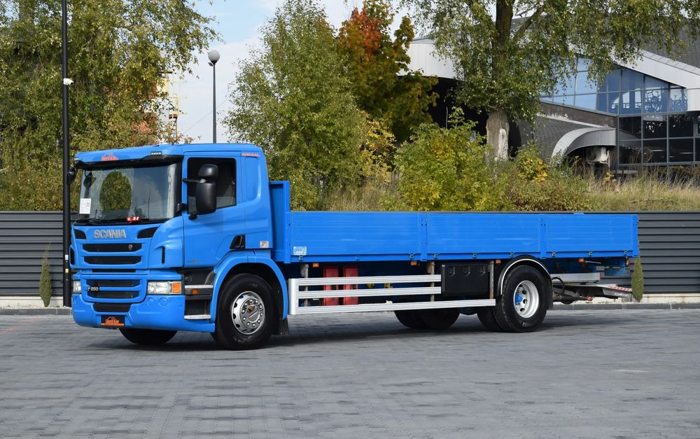 Scania P250 / EURO 6 / SKRZYNIA 7.8 M / WINDA DHOLLANDIA / PODUSZKI NA TYLNEJ OSI / RETARDER / KLIMA / TEMPOMAT / SERWISOWANY / SPROWADZONY - Valníkový/ Plošinový nákladný automobil: obrázok 1 Scania P250 / EURO 6 / SKRZYNIA 7.8 M / WINDA DHOLLANDIA / PODUSZKI NA TYLNEJ OSI / RETARDER / KLIMA / TEMPOMAT / SERWISOWANY / SPROWADZONY - Valníkový/ Plošinový nákladný automobil: obrázok 1