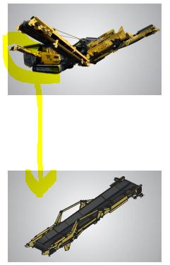Seitenband für eine R3h Prallbrechanlage - Pásový dopravník: obrázok 5 Seitenband für eine R3h Prallbrechanlage - Pásový dopravník: obrázok 5