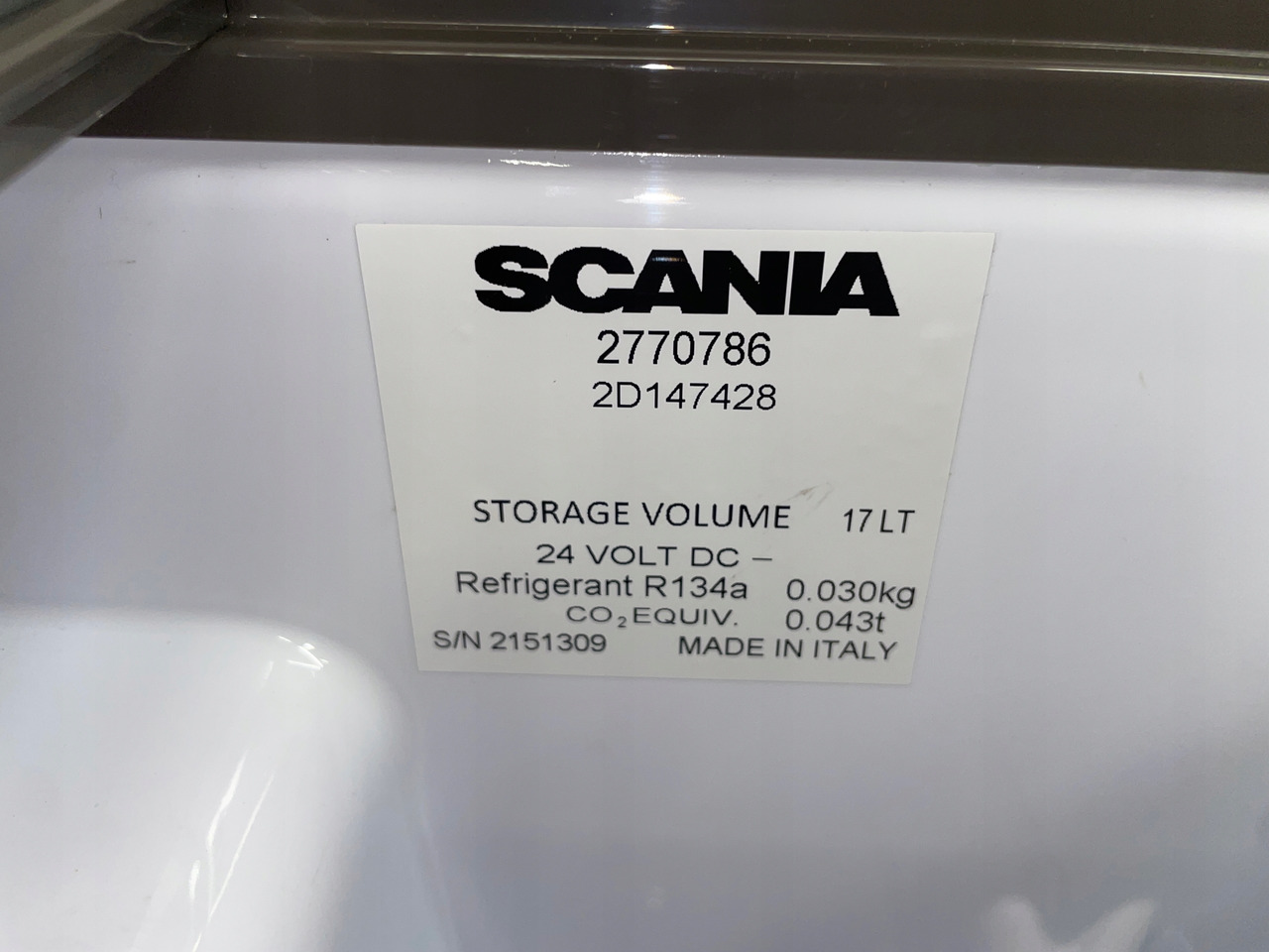 LODÓWKA CHŁODZIARKA SCANIA P G NGS 2770786 - Kabína a interiér pre Nákladné auto: obrázok 5 LODÓWKA CHŁODZIARKA SCANIA P G NGS 2770786 - Kabína a interiér pre Nákladné auto: obrázok 5