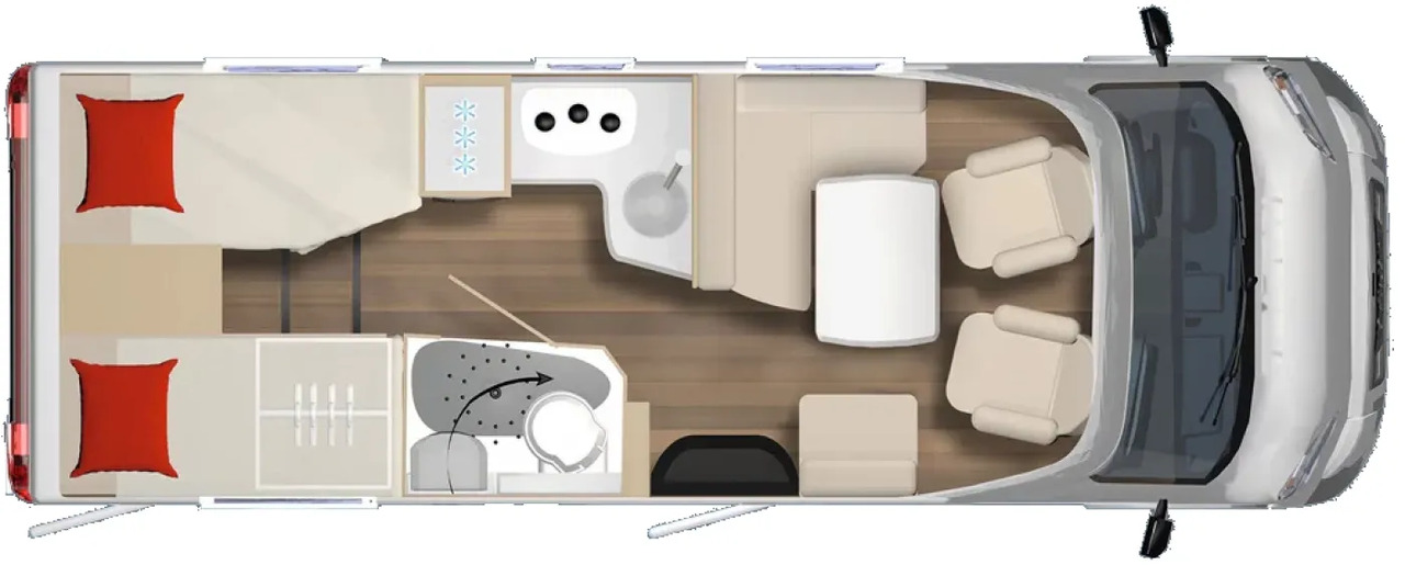 Bürstner B66 TD 690 G B 66 TD 690 Voll ausgestattet - Polointegrované obytné auto: obrázok 2 Bürstner B66 TD 690 G B 66 TD 690 Voll ausgestattet - Polointegrované obytné auto: obrázok 2