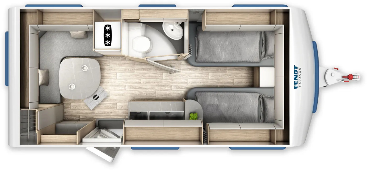 Fendt Bianco Activ 465 SGE 1.800 KG, Shower-Paket, GFK - Obytný príves: obrázok 2 Fendt Bianco Activ 465 SGE 1.800 KG, Shower-Paket, GFK - Obytný príves: obrázok 2