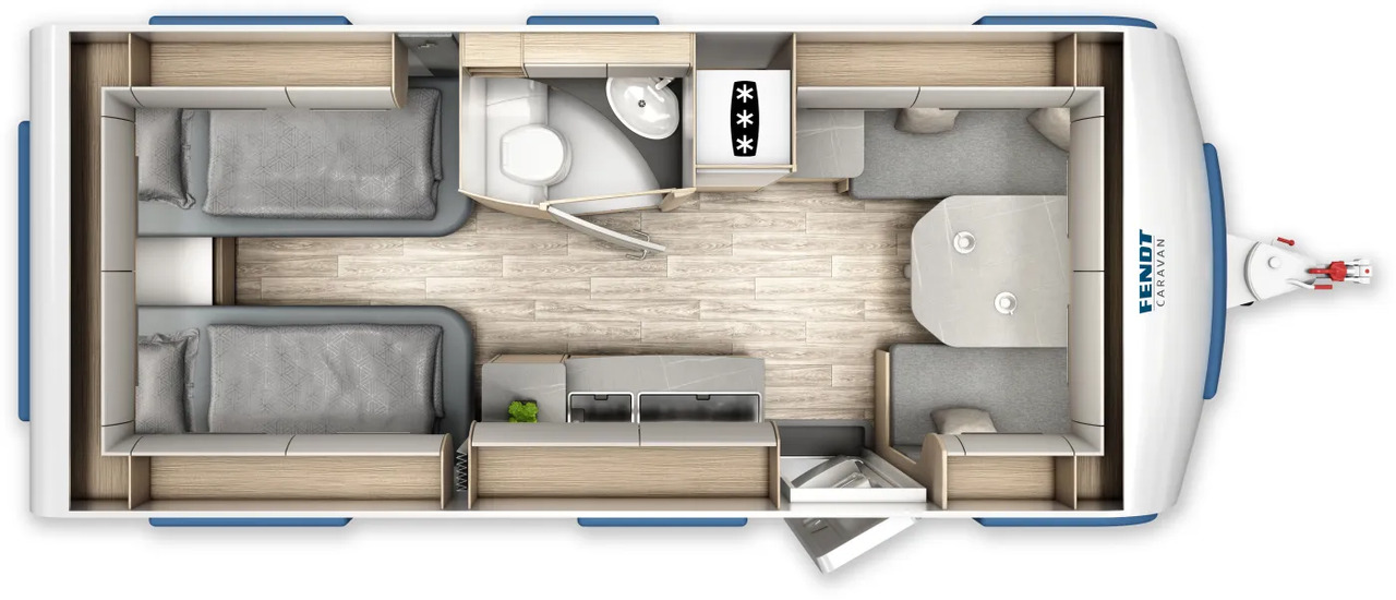Fendt Bianco Activ 515 SGE Safety-Paket, GFK, 2.000 KG - Obytný príves: obrázok 2 Fendt Bianco Activ 515 SGE Safety-Paket, GFK, 2.000 KG - Obytný príves: obrázok 2