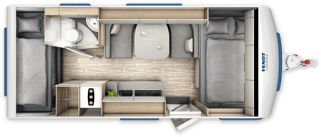 Wohnwagen Fendt Bianco Activ 515 SKF Neues Modell - Obytný príves: obrázok 2 Wohnwagen Fendt Bianco Activ 515 SKF Neues Modell - Obytný príves: obrázok 2