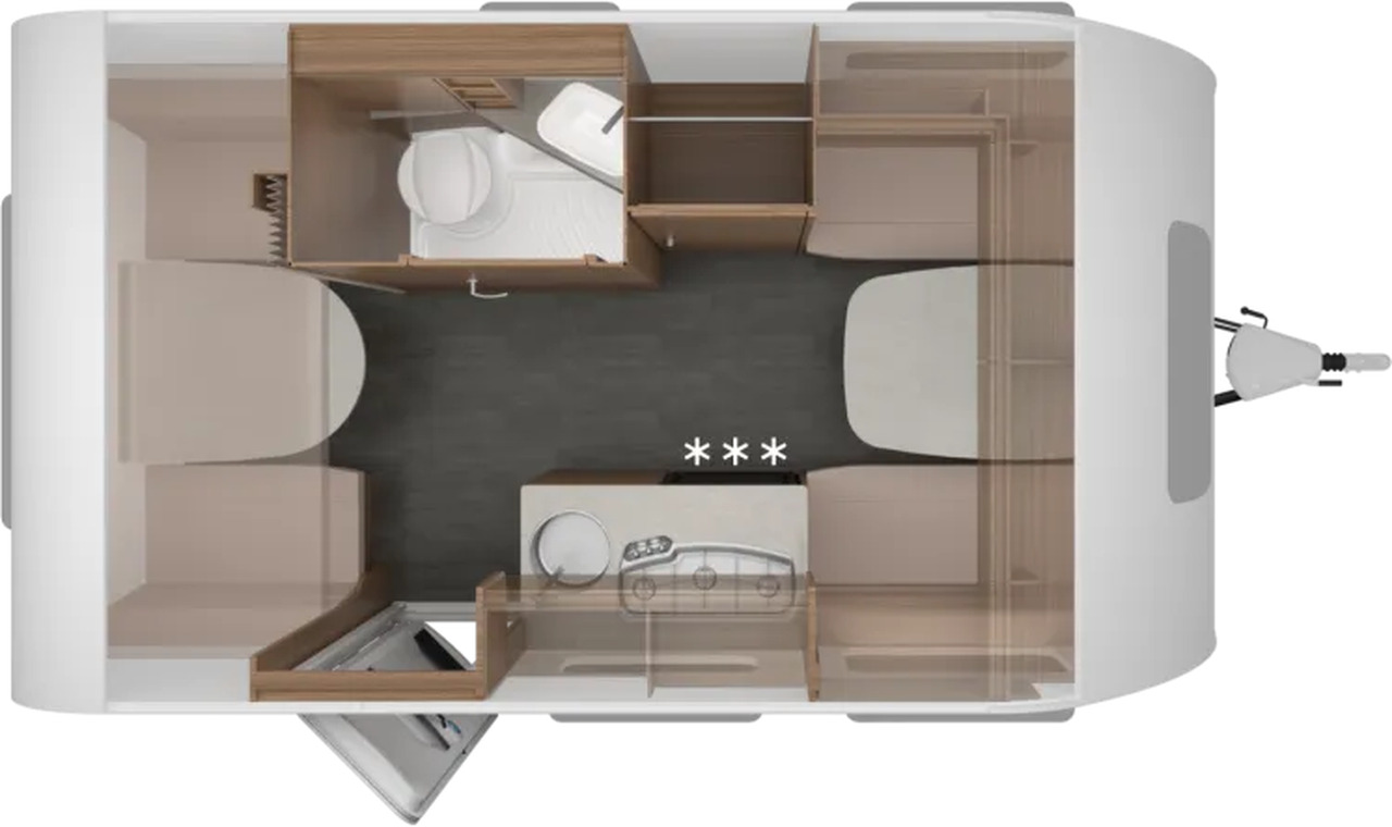 Wohnwagen Knaus Sport 400 LK - Obytný príves: obrázok 2 Wohnwagen Knaus Sport 400 LK - Obytný príves: obrázok 2