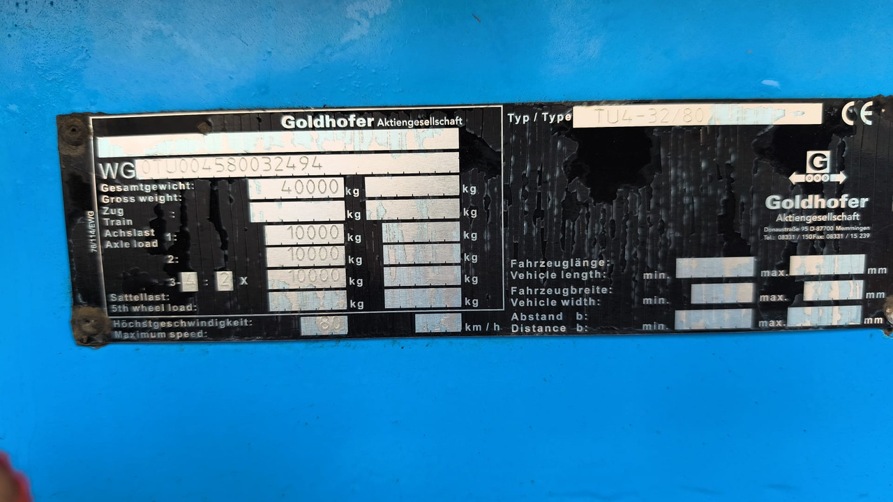 GOLDHOFER, 2010 god. - Príves podvalník: obrázok 2 GOLDHOFER, 2010 god. - Príves podvalník: obrázok 2