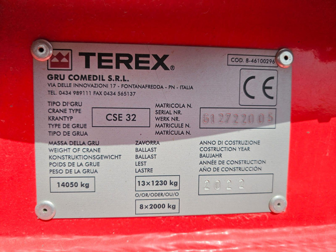 TEREX 32 - Rýchlostaviteľný žeriav: obrázok 3 TEREX 32 - Rýchlostaviteľný žeriav: obrázok 3