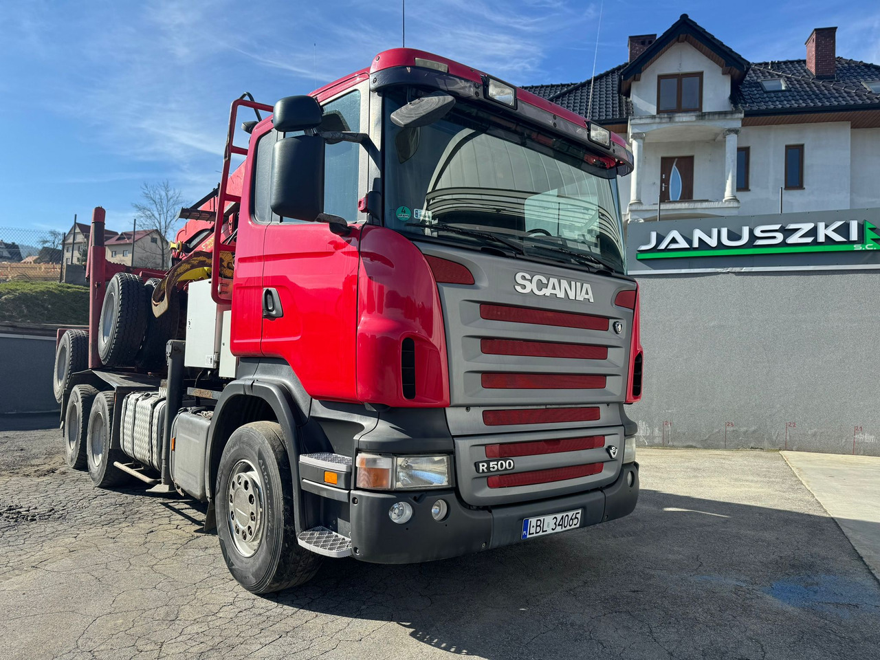 SCANIA R500 - Nákladné vozidlo na prepravu dreva, Auto s hydraulickou rukou: obrázok 1 SCANIA R500 - Nákladné vozidlo na prepravu dreva, Auto s hydraulickou rukou: obrázok 1