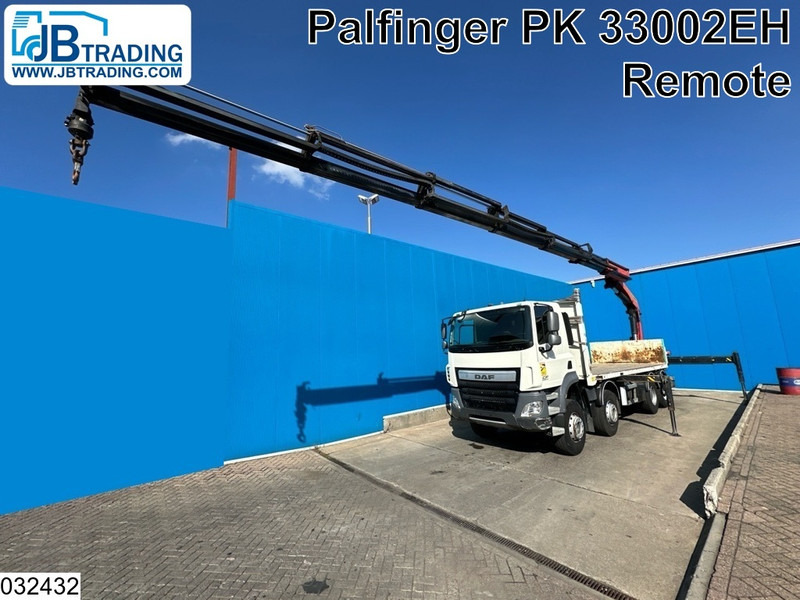 DAF CF 410 8x4, EURO 6, Palfinger, Remote - Valníkový/ Plošinový nákladný automobil, Auto s hydraulickou rukou: obrázok 1 DAF CF 410 8x4, EURO 6, Palfinger, Remote - Valníkový/ Plošinový nákladný automobil, Auto s hydraulickou rukou: obrázok 1