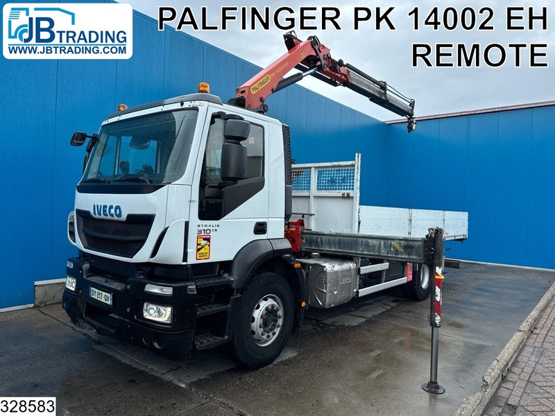 Iveco Stralis 310 EURO 6, Palfinger, Leaf spring - Valníkový/ Plošinový nákladný automobil, Auto s hydraulickou rukou: obrázok 1 Iveco Stralis 310 EURO 6, Palfinger, Leaf spring - Valníkový/ Plošinový nákladný automobil, Auto s hydraulickou rukou: obrázok 1