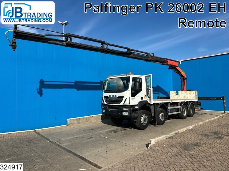 Iveco Trakker 8x4, EURO 6, Palfinger, Remote - Valníkový/ Plošinový nákladný automobil, Auto s hydraulickou rukou: obrázok 1 Iveco Trakker 8x4, EURO 6, Palfinger, Remote - Valníkový/ Plošinový nákladný automobil, Auto s hydraulickou rukou: obrázok 1