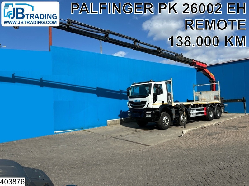 Iveco X-Way 360 8x4, EURO 6, Palfinger, Remote, Steel suspenion - Valníkový/ Plošinový nákladný automobil, Auto s hydraulickou rukou: obrázok 1 Iveco X-Way 360 8x4, EURO 6, Palfinger, Remote, Steel suspenion - Valníkový/ Plošinový nákladný automobil, Auto s hydraulickou rukou: obrázok 1