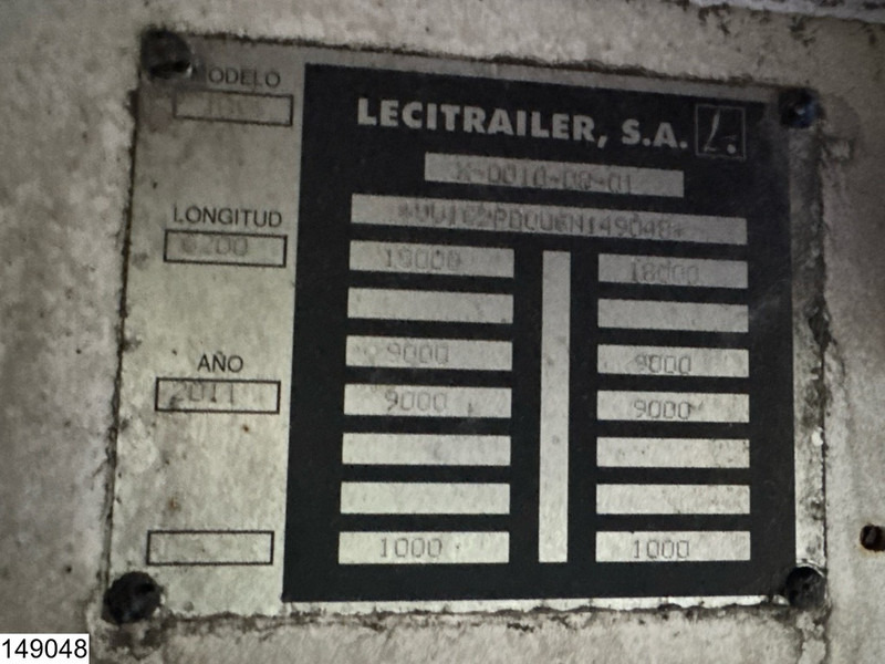 Lecitrailer Middenas - Plošinový/ Valníkový príves: obrázok 4 Lecitrailer Middenas - Plošinový/ Valníkový príves: obrázok 4