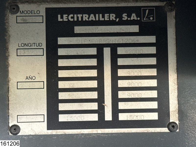 Lecitrailer gesloten bak Dhollandia - Náves skriňové: obrázok 4 Lecitrailer gesloten bak Dhollandia - Náves skriňové: obrázok 4