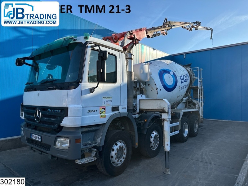 Mercedes-Benz Actros 3241 8x4, PUMI, Putzmeister, 21 MTR, Telligent 16 - Autočerpadlo: obrázok 1 Mercedes-Benz Actros 3241 8x4, PUMI, Putzmeister, 21 MTR, Telligent 16 - Autočerpadlo: obrázok 1