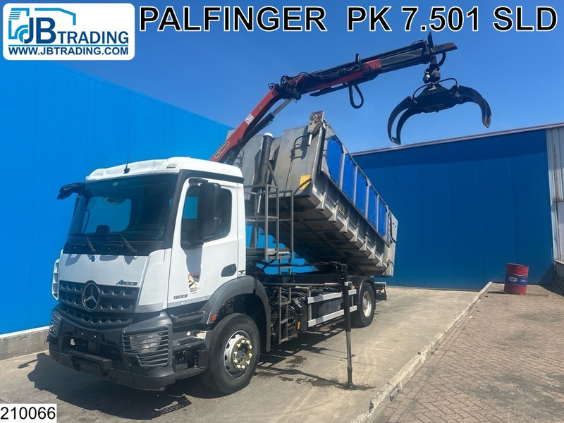 Mercedes-Benz Arocs 1833 EURO 6, Kipper, Palfinger - Sklápač, Auto s hydraulickou rukou: obrázok 1 Mercedes-Benz Arocs 1833 EURO 6, Kipper, Palfinger - Sklápač, Auto s hydraulickou rukou: obrázok 1