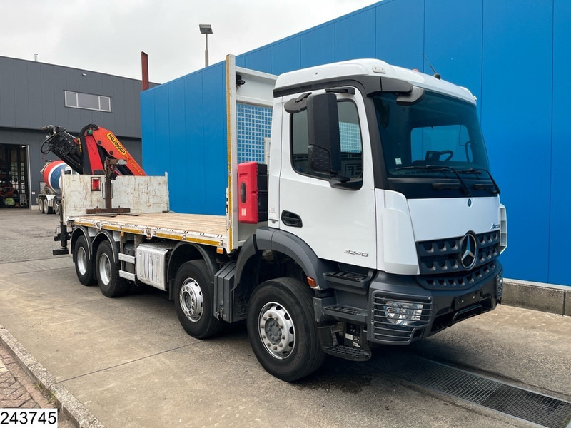 Mercedes-Benz Arocs 3240 8X4, EURO 6, Steel suspension, Palfinger - Valníkový/ Plošinový nákladný automobil, Auto s hydraulickou rukou: obrázok 3 Mercedes-Benz Arocs 3240 8X4, EURO 6, Steel suspension, Palfinger - Valníkový/ Plošinový nákladný automobil, Auto s hydraulickou rukou: obrázok 3
