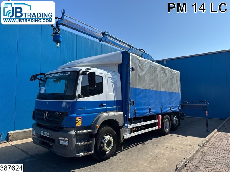 Mercedes-Benz Axor 2533 6X2, PM, Remote - Valníkový/ Plošinový nákladný automobil, Auto s hydraulickou rukou: obrázok 1 Mercedes-Benz Axor 2533 6X2, PM, Remote - Valníkový/ Plošinový nákladný automobil, Auto s hydraulickou rukou: obrázok 1