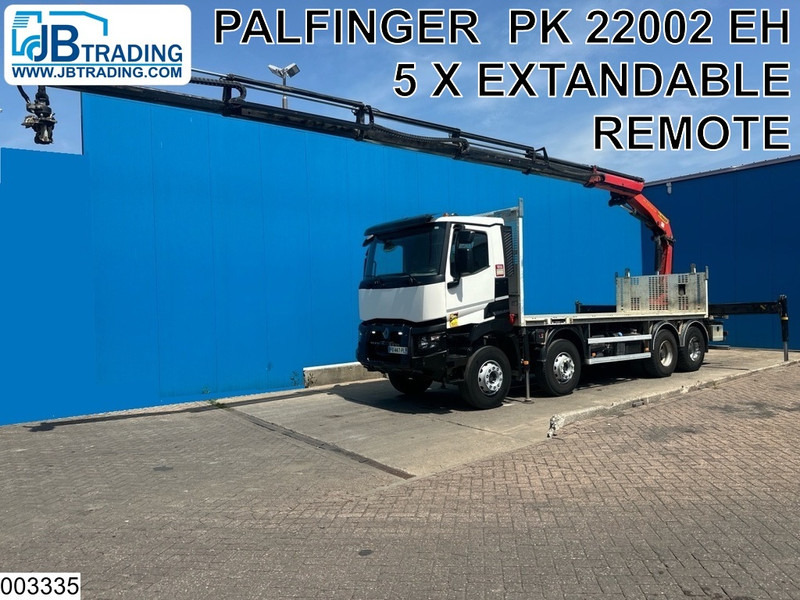 Renault C 430 8X4, EURO 6, Steel suspension, Palfinger - Valníkový/ Plošinový nákladný automobil, Auto s hydraulickou rukou: obrázok 1 Renault C 430 8X4, EURO 6, Steel suspension, Palfinger - Valníkový/ Plošinový nákladný automobil, Auto s hydraulickou rukou: obrázok 1