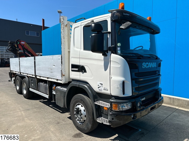 Scania G 440 6X4, EURO 6, Retarder, Palfinger - Valníkový/ Plošinový nákladný automobil, Auto s hydraulickou rukou: obrázok 3 Scania G 440 6X4, EURO 6, Retarder, Palfinger - Valníkový/ Plošinový nákladný automobil, Auto s hydraulickou rukou: obrázok 3