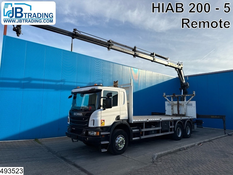 Scania P 410 6x4, EURO 6, Hiab, Remote, Retarder - Valníkový/ Plošinový nákladný automobil, Auto s hydraulickou rukou: obrázok 1 Scania P 410 6x4, EURO 6, Hiab, Remote, Retarder - Valníkový/ Plošinový nákladný automobil, Auto s hydraulickou rukou: obrázok 1