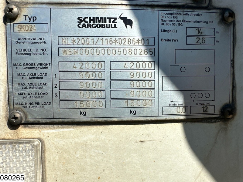 Schmitz Cargobull Koel vries Carrier Vector 1550, Dhollandia - Náves chladírenské: obrázok 4 Schmitz Cargobull Koel vries Carrier Vector 1550, Dhollandia - Náves chladírenské: obrázok 4