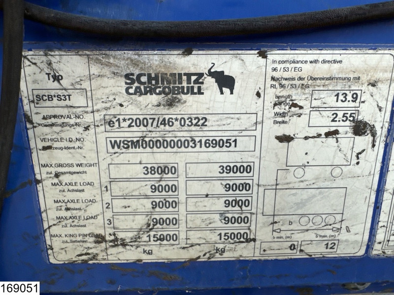 Schmitz Cargobull Tautliner - Plachtový náves: obrázok 4 Schmitz Cargobull Tautliner - Plachtový náves: obrázok 4