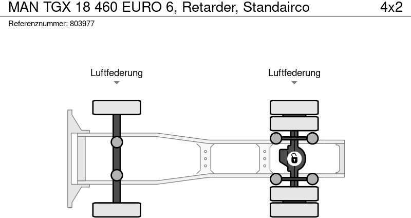 Ťahač MAN TGX 18 460 EURO 6, Retarder, Standairco: obrázok 13