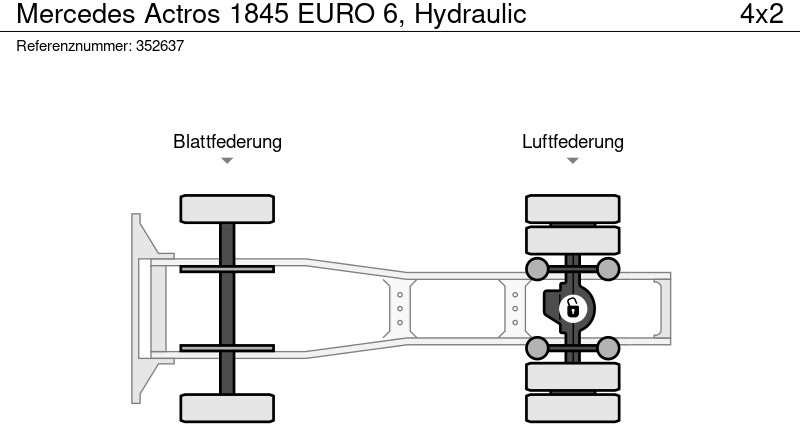 Ťahač Mercedes-Benz Actros 1845 EURO 6, Hydraulic: obrázok 12 Ťahač Mercedes-Benz Actros 1845 EURO 6, Hydraulic: obrázok 12