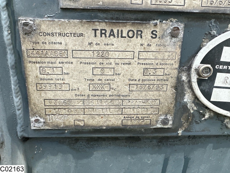 Cisternový náves Trailor Fuel 39919 Liter, 9 Compartments: obrázok 12