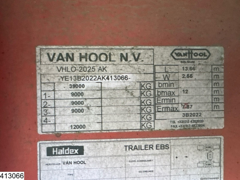 Van Hool open laadbak Twistlock - Plošinový/ Valníkový náves: obrázok 4 Van Hool open laadbak Twistlock - Plošinový/ Valníkový náves: obrázok 4