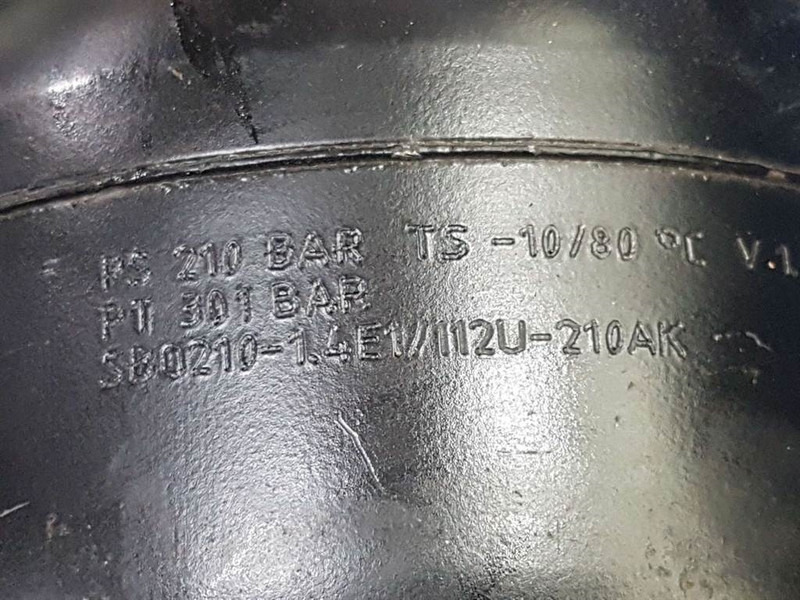 Hydac SBO210-1,4E1/112U-210AK-3041953-Accumulator - Hydraulika pre Stavebné stroje: obrázok 3 Hydac SBO210-1,4E1/112U-210AK-3041953-Accumulator - Hydraulika pre Stavebné stroje: obrázok 3