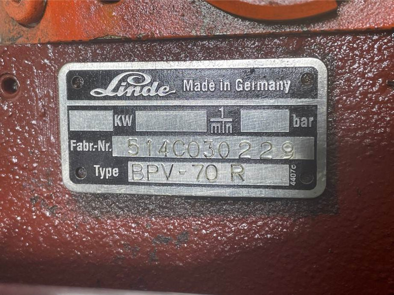 Linde BPV70R - Drive pump/Fahrpumpe/Rijpomp - Hydraulika pre Stavebné stroje: obrázok 5 Linde BPV70R - Drive pump/Fahrpumpe/Rijpomp - Hydraulika pre Stavebné stroje: obrázok 5