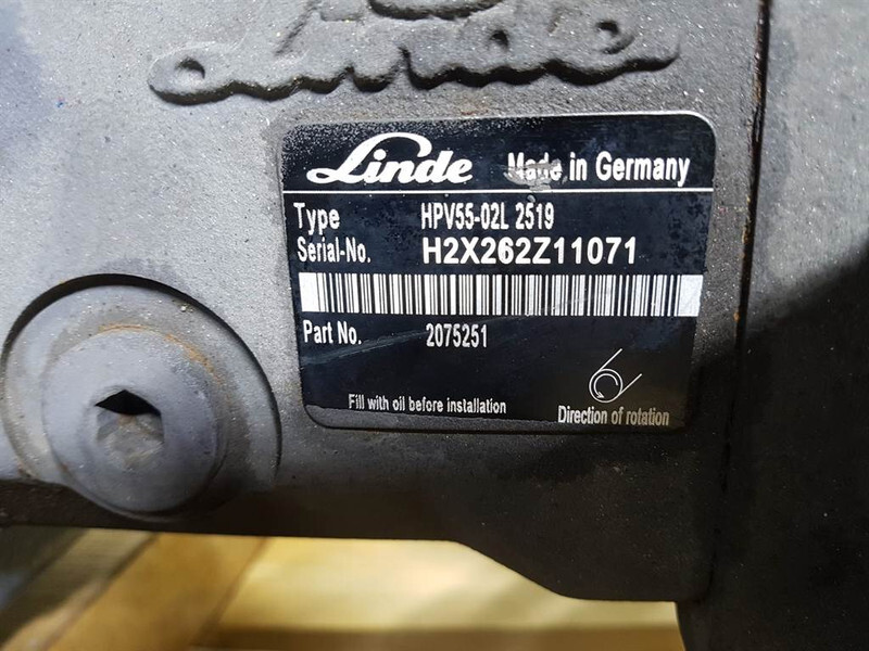 Linde HPV55-02L - Vögele - 2075251 -Drive pump/Fahrpumpe - Hydraulika: obrázok 4 Linde HPV55-02L - Vögele - 2075251 -Drive pump/Fahrpumpe - Hydraulika: obrázok 4