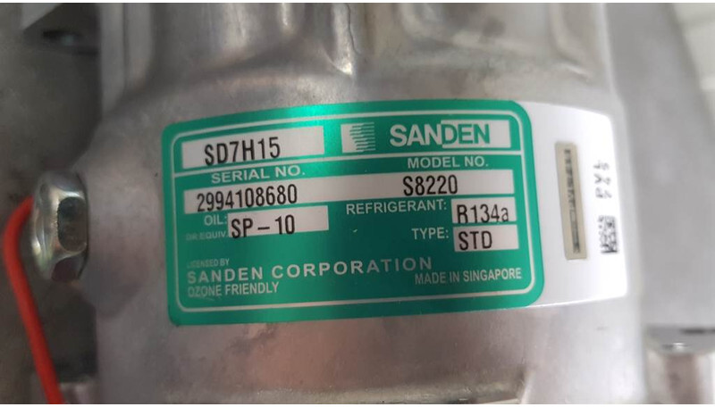 SANDEN SD7H15-S8220-Compressor/Kompressor/Aircopom - Kompresor klimatizácie pre Stavebné stroje: obrázok 3 SANDEN SD7H15-S8220-Compressor/Kompressor/Aircopom - Kompresor klimatizácie pre Stavebné stroje: obrázok 3