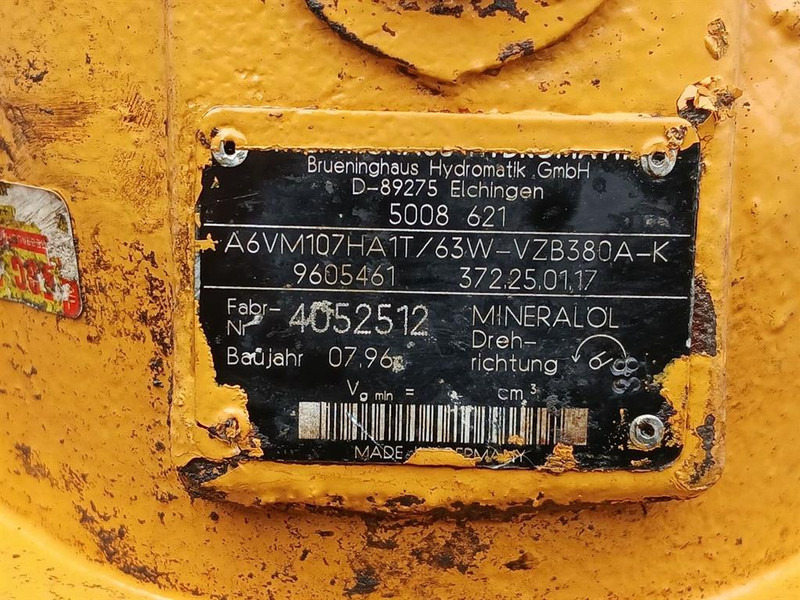 Zeppelin ZM15-Hydromatik A6VM107HA1T-Drive motor/Fahrmotor - Hydraulika pre Stavebné stroje: obrázok 5 Zeppelin ZM15-Hydromatik A6VM107HA1T-Drive motor/Fahrmotor - Hydraulika pre Stavebné stroje: obrázok 5