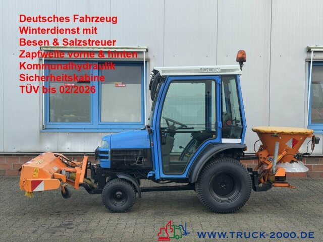 Iseki 2120 Winterdienst Besen + Streuer 2 Zapfwellen - Komunálny traktor: obrázok 1 Iseki 2120 Winterdienst Besen + Streuer 2 Zapfwellen - Komunálny traktor: obrázok 1