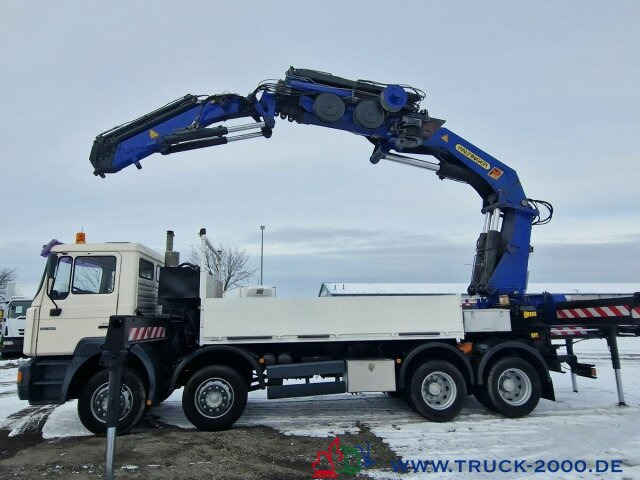 MAN 32.364 8x4 PK75000 Jib Winde Höhe 28m 16t./2.50m - Valníkový/ Plošinový nákladný automobil, Auto s hydraulickou rukou: obrázok 3 MAN 32.364 8x4 PK75000 Jib Winde Höhe 28m 16t./2.50m - Valníkový/ Plošinový nákladný automobil, Auto s hydraulickou rukou: obrázok 3