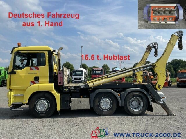 MAN TGS 26.400 6x2 Gergen Teleabsetzer+FB 15.5 t.NL - Ramenový nosič kontajnerov: obrázok 1 MAN TGS 26.400 6x2 Gergen Teleabsetzer+FB 15.5 t.NL - Ramenový nosič kontajnerov: obrázok 1