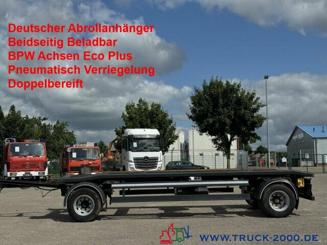Meiller Meiller BTA/MG 18ZB Abrollanhänger BPW Achsen - Hákový/ Ramenový nosič přívěs: obrázok 1 Meiller Meiller BTA/MG 18ZB Abrollanhänger BPW Achsen - Hákový/ Ramenový nosič přívěs: obrázok 1