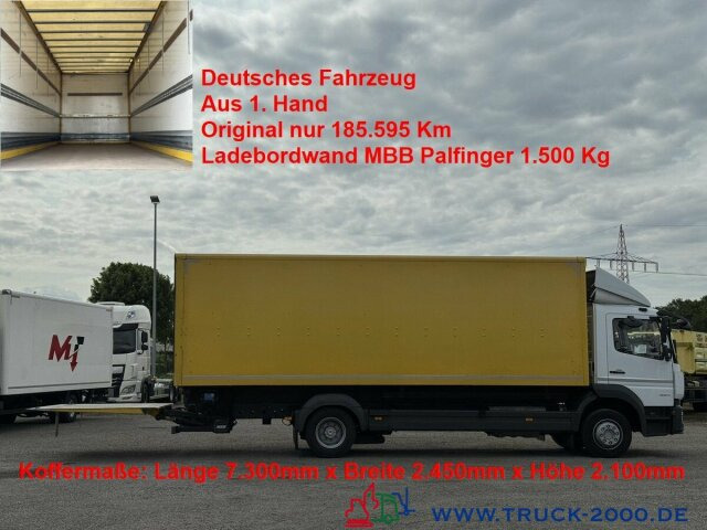 Mercedes-Benz Atego 1224 Koffer MBB Palfinger LBW 1.500KG AHK - Skříňový nákladní auto: obrázok 1 Mercedes-Benz Atego 1224 Koffer MBB Palfinger LBW 1.500KG AHK - Skříňový nákladní auto: obrázok 1
