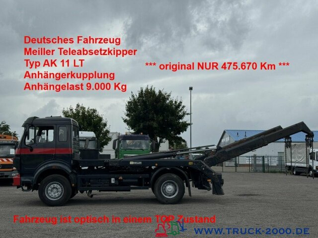 Mercedes-Benz SK 1831 Meiller Teleabsetzer AHK - NUR 475 TKM - Ramenový nosič kontajnerov: obrázok 1 Mercedes-Benz SK 1831 Meiller Teleabsetzer AHK - NUR 475 TKM - Ramenový nosič kontajnerov: obrázok 1