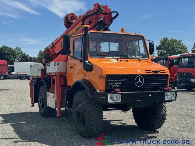 Unimog U1700 Kran PK16000 + Jib Höhe 22,50m + Winde - Auto s hydraulickou rukou: obrázok 2 Unimog U1700 Kran PK16000 + Jib Höhe 22,50m + Winde - Auto s hydraulickou rukou: obrázok 2