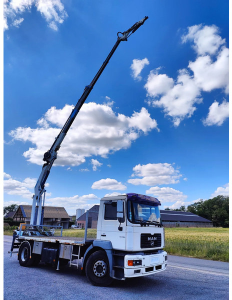 MAN 18.410 F2000 Cormach 22000 E4F + jib - Valníkový/ Plošinový nákladný automobil, Auto s hydraulickou rukou: obrázok 1 MAN 18.410 F2000 Cormach 22000 E4F + jib - Valníkový/ Plošinový nákladný automobil, Auto s hydraulickou rukou: obrázok 1