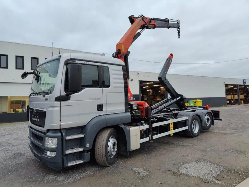 MAN TGS 26.320 Container Multilift + Kraan Palfinger PK16502 - Hákový nosič kontajnerov, Auto s hydraulickou rukou: obrázok 1 MAN TGS 26.320 Container Multilift + Kraan Palfinger PK16502 - Hákový nosič kontajnerov, Auto s hydraulickou rukou: obrázok 1