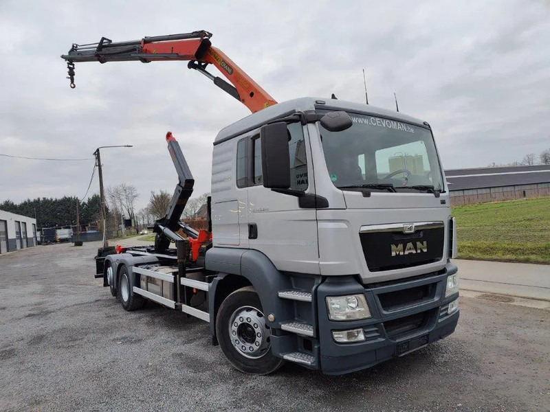 MAN TGS 26.320 Container Multilift + Kraan Palfinger PK16502 - Hákový nosič kontajnerov, Auto s hydraulickou rukou: obrázok 2 MAN TGS 26.320 Container Multilift + Kraan Palfinger PK16502 - Hákový nosič kontajnerov, Auto s hydraulickou rukou: obrázok 2