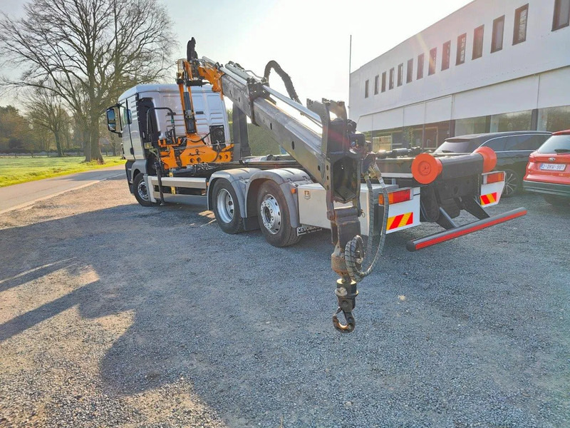 MAN TGX 26.400 6x2 Euro5 Container LEEBUR + Crane Effer 145 - Hákový nosič kontajnerov, Auto s hydraulickou rukou: obrázok 5 MAN TGX 26.400 6x2 Euro5 Container LEEBUR + Crane Effer 145 - Hákový nosič kontajnerov, Auto s hydraulickou rukou: obrázok 5