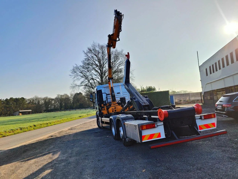 MAN TGX 26.400 6x2 Euro5 Container LEEBUR + Crane Effer 145 - Hákový nosič kontajnerov, Auto s hydraulickou rukou: obrázok 3 MAN TGX 26.400 6x2 Euro5 Container LEEBUR + Crane Effer 145 - Hákový nosič kontajnerov, Auto s hydraulickou rukou: obrázok 3