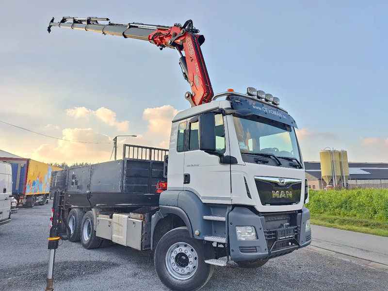 MAN Tridem 8x4 Euro6 Kipper Kraan Fassi F365 - Sklápač, Auto s hydraulickou rukou: obrázok 1 MAN Tridem 8x4 Euro6 Kipper Kraan Fassi F365 - Sklápač, Auto s hydraulickou rukou: obrázok 1