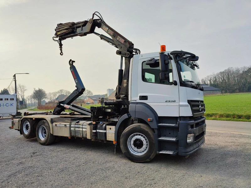 Mercedes-Benz Axor 2536 Euro5 container multilift crane HIAB 220 - Hákový nosič kontajnerov, Auto s hydraulickou rukou: obrázok 2 Mercedes-Benz Axor 2536 Euro5 container multilift crane HIAB 220 - Hákový nosič kontajnerov, Auto s hydraulickou rukou: obrázok 2